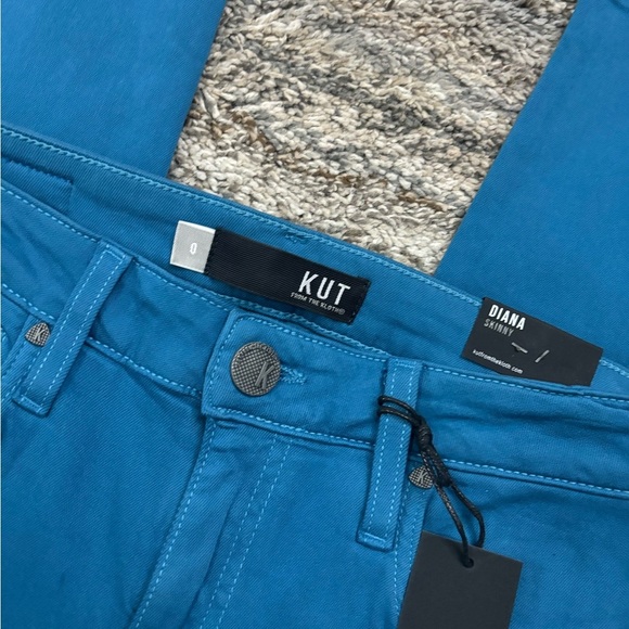 KUT From The Kloth Blue Diana Skinny Jeans Sz 0 NWT | KUT Diana Skinny Jeans - - Picture 8 of 13
